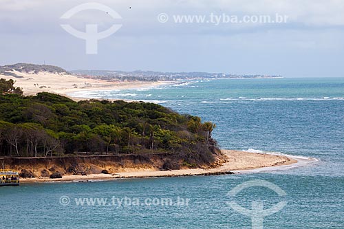  Assunto: Encontro das águas do mar e da Lagoa de Guaraíras - também conhecida como Lagoa do Tibau / Local: Distrito de Pipa - Tibau do Sul - Rio Grande do Norte (RN) - Brasil / Data: 03/2013 