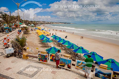  Assunto: Barracas e comércio ambulante na Praia de Ponta Negra / Local: Ponta Negra - Natal - Rio Grande do Norte (RN) - Brasil / Data: 03/2013 