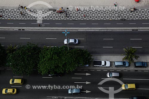  Assunto: Vista da Avenida Delfim Moreira e o calçadão da Praia do Leblon / Local: Leblon - Rio de Janeiro (RJ) - Brasil / Data: 05/2013 