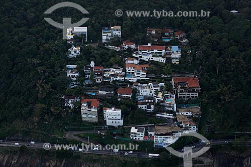  Assunto: Vista aérea do condomínio Ladeira das Yucas na Avenida Niemeyer / Local: São Conrado - Rio de Janeiro (RJ) - Brasil / Data: 05/2012 