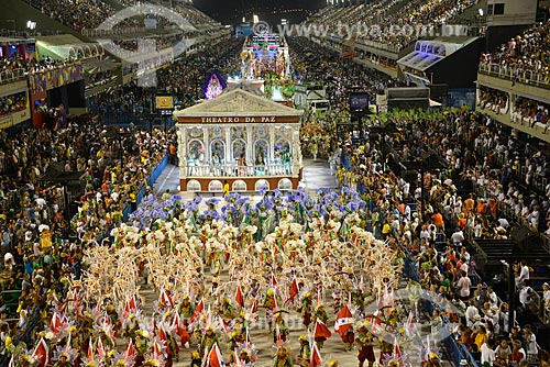  Assunto: Desfile do Grêmio Recreativo Escola de Samba Imperatriz Leopoldinense - Carro alegórico - Enredo 2013 - Pará, o Muiraquitã do Brasil / Local: Rio de Janeiro (RJ) - Brasil / Data: 02/2013 