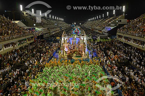  Assunto: Desfile do Grêmio Recreativo Escola de Samba Imperatriz Leopoldinense - Carro alegórico - Enredo 2013 - Pará, o Muiraquitã do Brasil / Local: Rio de Janeiro (RJ) - Brasil / Data: 02/2013 