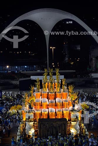  Desfile do Grêmio Recreativo Escola de Samba Unidos da Tijuca - Carro alegórico - Enredo 2013 - Desceu num raio, é trovoada! O deus Thor pede passagem pra contar nessa viagem a Alemanha encantada  - Rio de Janeiro - Rio de Janeiro - Brasil