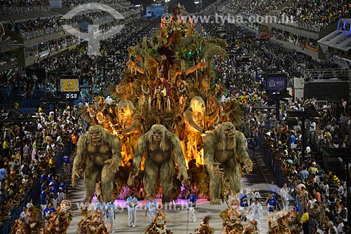  Assunto: Desfile do Grêmio Recreativo Escola de Samba Beija-flor de Nilópolis - Carro alegórico - Enredo 2013 - Amigo Fiel, do cavalo do amanhecer ao Mangalarga Marchador / Local: Rio de Janeiro (RJ) - Brasil / Data: 02/2013 