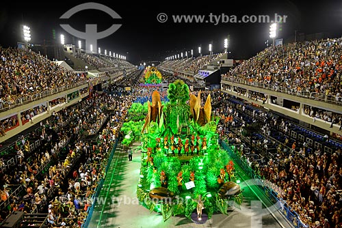  Assunto: Desfile do Grêmio Recreativo Escola de Samba Unidos de Vila Isabel - Carro alegórico - Enredo 2013 - Água no feijão que chegou mais um... / Local: Rio de Janeiro (RJ) - Brasil / Data: 02/2013 