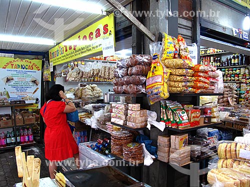  Assunto: Loja com comidas típicas no Centro Luiz Gonzaga de Tradições Nordestinas / Local: São Cristovão - Rio de Janeiro (RJ) - Brasil / Data: 05/2013 