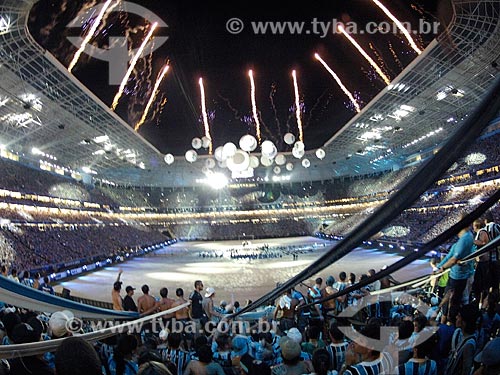  Assunto: Cerimônia de inauguração da Arena do Grêmio - foto feita com GoPro / Local: Humaitá - Porto Alegre - Rio Grande do Sul (RS) - Brasil / Data: 12/2012 
