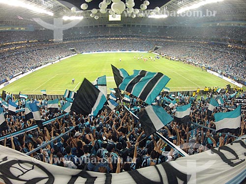  Assunto: Inauguração da Arena do Grêmio - amistoso entre Grêmio x Hamburgo (HOL) - foto feita com GoPro / Local: Humaitá - Porto Alegre - Rio Grande do Sul (RS) - Brasil / Data: 12/2012 