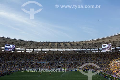  Assunto: Torcida brasileira no Estádio Jornalista Mário Filho, também conhecido como Maracanã - jogo amistoso Brasil x Inglaterra / Local: Maracanã - Rio de Janeiro (RJ) - Brasil / Data: 06/2013 