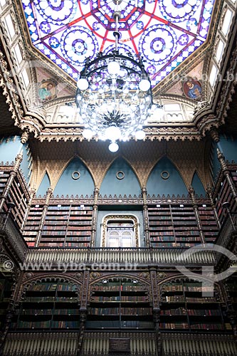  Assunto: Interior do Real Gabinete Português de Leitura (1887) / Local: Rio de Janeiro (RJ) - Brasil / Data: 06/2013 