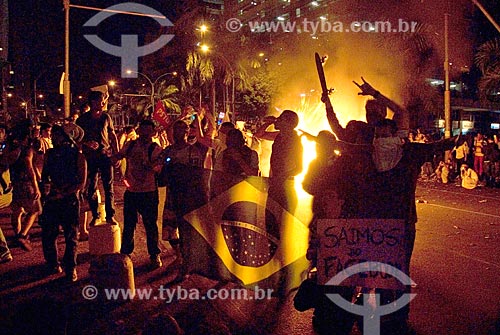  Manifestação conhecida como Movimento Passe Livre  - Rio de Janeiro - Rio de Janeiro - Brasil