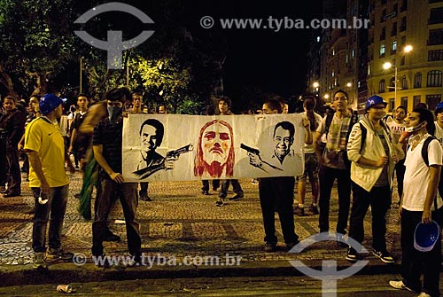  Manifestação conhecida como Movimento Passe Livre  - Rio de Janeiro - Rio de Janeiro - Brasil