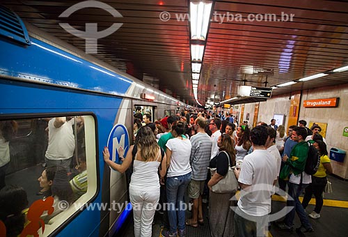  Assunto: Estação Uruguaiana do Metrô / Local: Centro - Rio de Janeiro (RJ) - Brasil / Data: 06/2013 