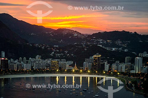  Assunto: Vista da Enseada e da Praia de Botafogo / Local: Botafogo - Rio de Janeiro (RJ) - Brasil / Data: 06/2013 