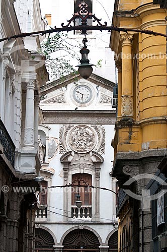  Assunto: Fachada da Igreja Nossa Senhora da Lapa Mercadores (1753) / Local: Centro - Rio de Janeiro (RJ) - Brasil / Data: 06/2013 