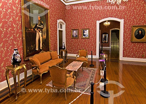  Assunto: Mobília em exposição no Museu Casa de Quissamã - antiga residência do Visconde de Araruama / Local: Quissamã - Rio de Janeiro (RJ) - Brasil / Data: 06/2013 
