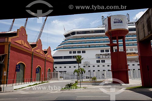  Assunto: Navio cruzeiro atracado no Pier Mauá / Local: Rio de Janeiro (RJ) - Brasil / Data: 02/2013 