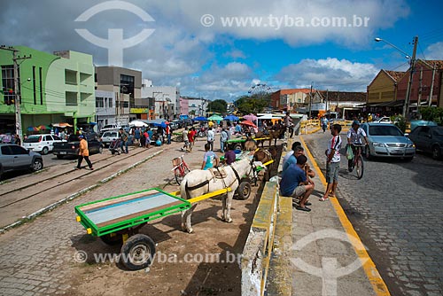  Assunto: Carroça para transporte de compras na Cecora - Centro de Comércio de Arcoverde / Local: Arcoverde - Pernambuco (PE) - Brasil / Data: 06/2013 