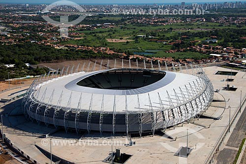  Assunto: Vista aérea do Estádio Governador Plácido Castelo (1973) - também conhecido como Castelão / Local: Fortaleza - Ceará (CE) - Brasil / Data: 05/2013 