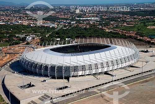  Assunto: Vista aérea do Estádio Governador Plácido Castelo (1973) - também conhecido como Castelão / Local: Fortaleza - Ceará (CE) - Brasil / Data: 05/2013 
