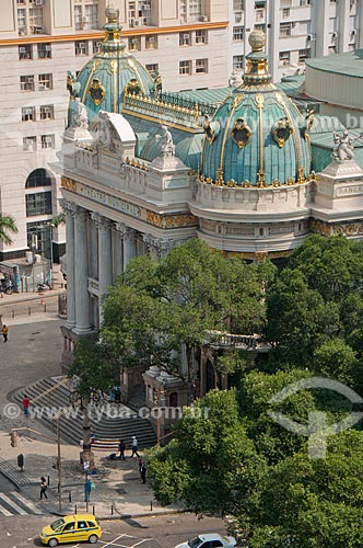  Assunto: Theatro Municipal do Rio de Janeiro (1909) / Local: Centro - Rio de Janeiro (RJ) - Brasil / Data: 08/2011 