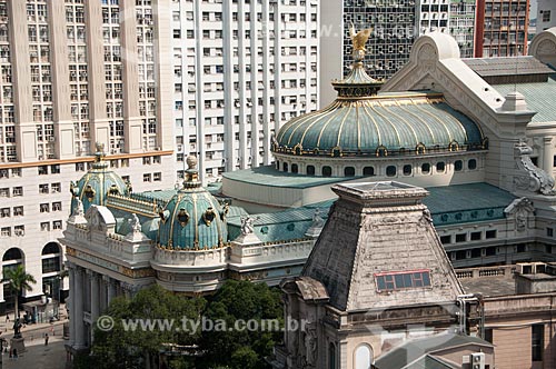  Assunto: Theatro Municipal do Rio de Janeiro (1909) / Local: Centro - Rio de Janeiro (RJ) - Brasil / Data: 08/2011 