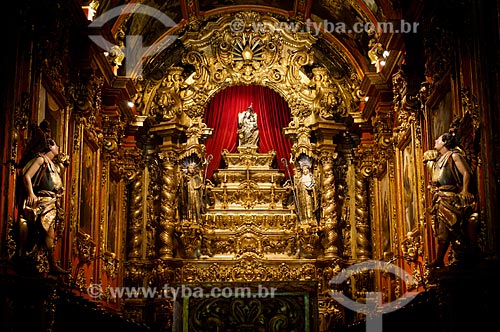  Assunto: Altar da capela-mor do Mosteiro de São Bento / Local: Centro - Rio de Janeiro (RJ) - Brasil / Data: 04/2011 