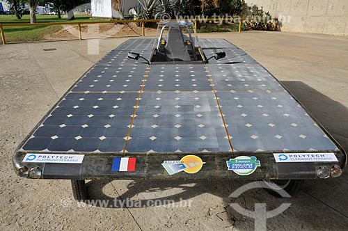  Assunto: Apresentação de veículo movido à energia solar durante o Michelin Challenge Bibendum / Local: Jacarepaguá - Rio de Janeiro (RJ) - Brasil / Data: 05/2010 