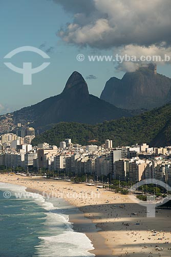  Assunto: Vista da Praia do Leme a partir do Forte Duque de Caxias - também conhecido como Forte do Leme / Local: Leme - Rio de Janeiro (RJ) - Brasil / Data: 05/2013 