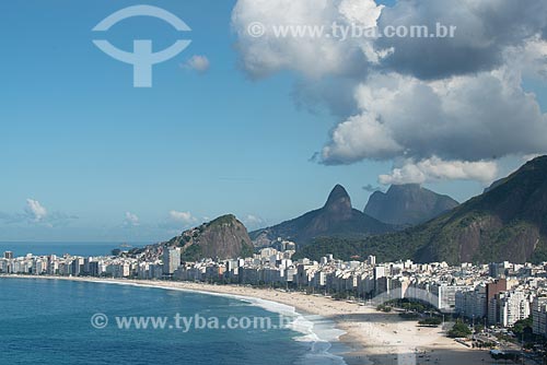  Assunto: Vista da Praia do Leme a partir do Forte Duque de Caxias - também conhecido como Forte do Leme / Local: Leme - Rio de Janeiro (RJ) - Brasil / Data: 05/2013 