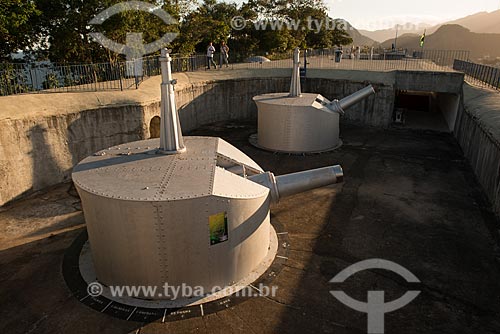  Assunto: Canhões do Forte Duque de Caxias - também conhecido como Forte do Leme / Local: Leme - Rio de Janeiro (RJ) - Brasil / Data: 07/2013 