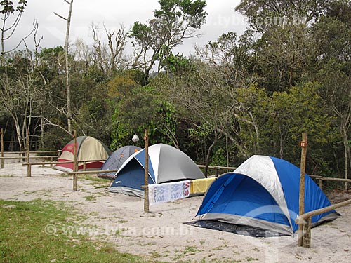  Assunto: Área de campping no Parque Estadual do Ibitipoca / Local: Lima Duarte - Minas Gerais (MG) - Brasil / Data: 10/2010 