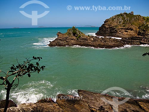 Assunto: Formações rochosas na Praia da Ferradurinha / Local: Armação dos Búzios - Rio de Janeiro (RJ) - Brasil / Data: 08/2011 