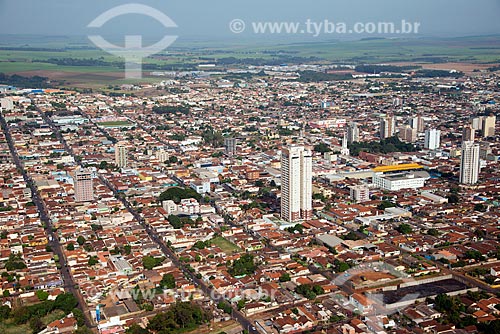  Assunto: Vista aérea da cidade de Sertãozinho / Local: Sertãozinho - São Paulo (SP) - Brasil / Data: 05/2013 