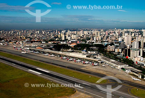  Assunto: Vista aérea do Aeroporto de Congonhas (1936) / Local: São Paulo (SP) - Brasil / Data: 06/2013 