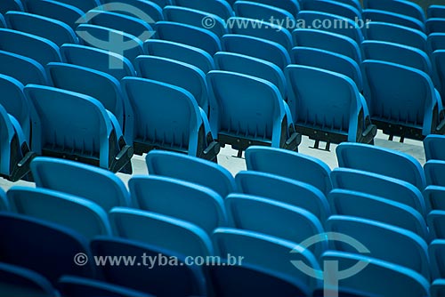  Assunto: Cadeiras da Arena do Grêmio (2012) / Local: Humaitá - Porto Alegre - Rio Grande do Sul (RS) - Brasil / Data: 11/2012 