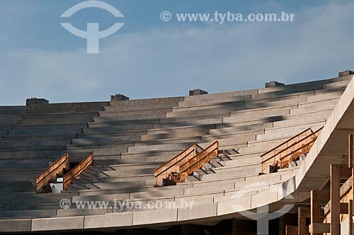  Assunto: Construção das arquibancadas da Arena do Grêmio (2012) / Local: Humaitá - Porto Alegre - Rio Grande do Sul (RS) - Brasil / Data: 05/2012 