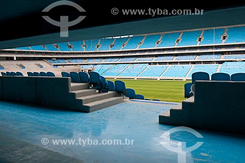  Assunto: Interior da Arena do Grêmio (2012) / Local: Humaitá - Porto Alegre - Rio Grande do Sul (RS) - Brasil / Data: 10/2012 