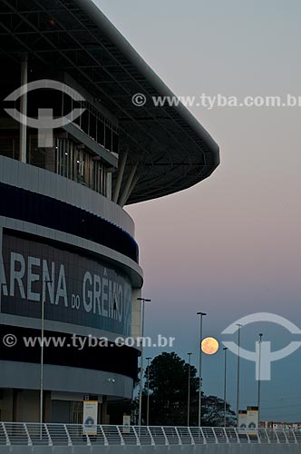  Assunto: Fachada da Arena do Grêmio (2012) / Local: Humaitá - Porto Alegre - Rio Grande do Sul (RS) - Brasil / Data: 08/2012 