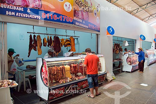  Assunto: Mercado Cultural Caparrosa (Mercado Municipal) - setor de carnes / Local: Barreiras - Bahia (BA) - Brasil / Data: 07/2013 