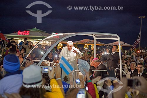  Assunto: Papa Francisco na Praia de Copacabana durante Jornada Mundial da Juventude (JMJ) / Local: Copacabana - Rio de Janeiro (RJ) - Brasil / Data: 07/2013 