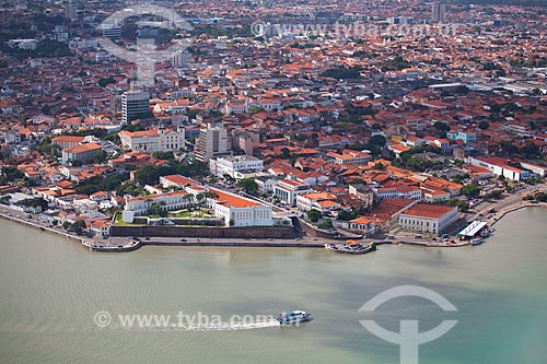  Assunto: Vista aérea do centro histórico de São Luis / Local: São Luis - Maranhão (MA) - Brasil / Data: 06/2013 