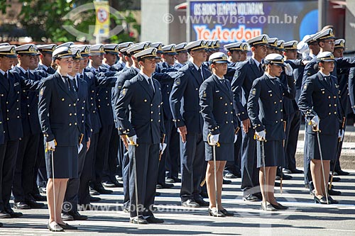  Assunto: Oficiais da Marinha do Brasil durante o desfile em comemoração ao Sete de Setembro na Avenida Presidente Vargas / Local: Centro - Rio de Janeiro (RJ) - Brasil / Data: 09/2013 