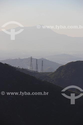  Assunto: Torre de transmissão de energia na Floresta da Tijuca / Local: Tijuca - Rio de Janeiro (RJ) - Brasil / Data: 08/2012 