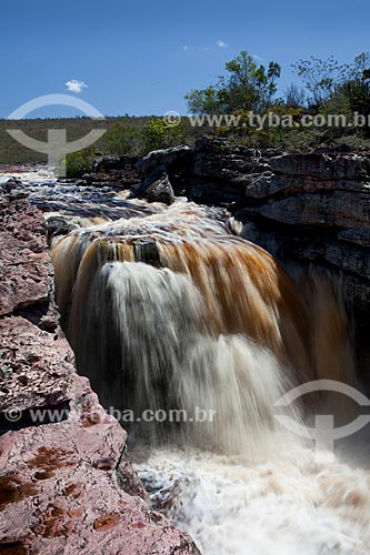  Assunto: Cachoeira no Rio Espalhado / Local: Ibicoara - Bahia (BA) - Brasil / Data: 09/2012 