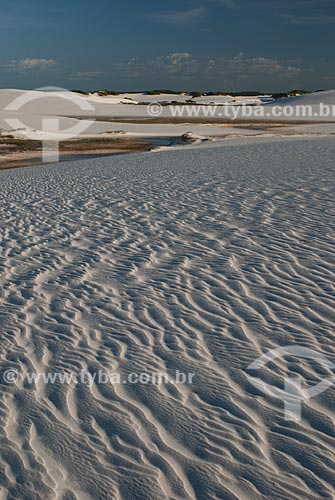  Assunto: Dunas da Lagoa Azul no Parque Nacional dos Lençóis Maranhenses / Local: Barreirinhas - Maranhão (MA) - Brasil / Data: 07/2010 