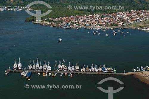  Assunto: Foto aérea do centro histórico de Paraty / Local: Paraty - Rio de Janeiro (RJ) - Brasil / Data: 04/2011 