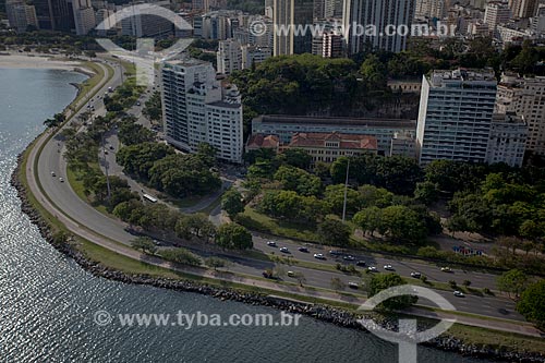  Assunto: Foto aérea do Aterro do Flamengo próximo à Casa do Estudante Universitário / Local: Flamengo - Rio de Janeiro (RJ) - Brasil / Data: 04/2011 