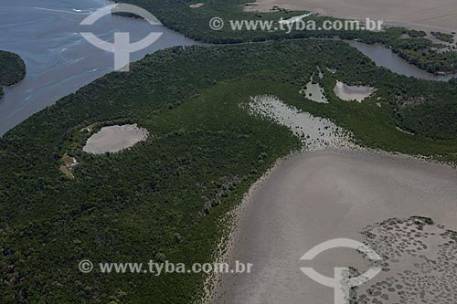  Assunto: Foto aérea da Reserva Biológica e Arqueológica de Guaratiba / Local: Guaratiba - Rio de Janeiro (RJ) - Brasil / Data: 03/2012 