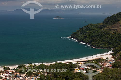  Assunto: Foto aérea da Praia do Pereque / Local: Angra dos Reis - Rio de Janeiro (RJ) - Brasil / Data: 03/2012 